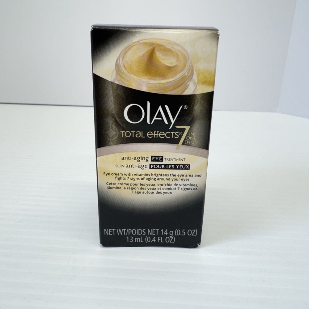 Olay Total Effects 7-In-One Anti-Aging Transforming Eye Cream - 0.5 Oz NOS